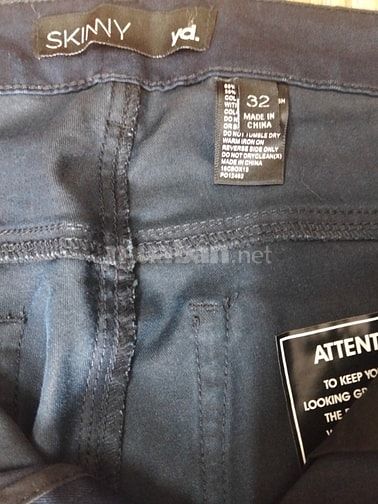 Bán quần jeans nam auth hiệu Skinny mua từ Úc size 32