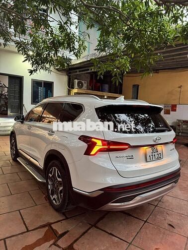 Hyundai Santafe 2022 Bản cao cấp Máy Dầu Trắng