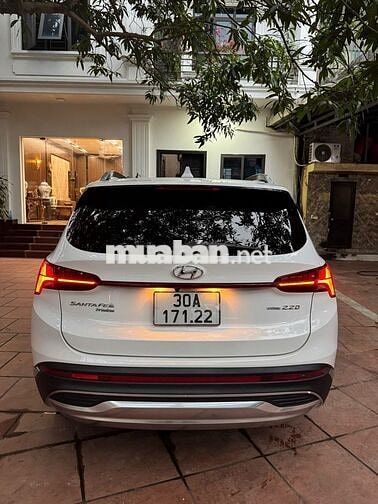 Hyundai Santafe 2022 Bản cao cấp Máy Dầu Trắng