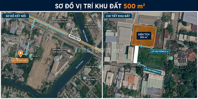  CHO THUÊ ĐẤT 500 m² – GẦN QL13, KHU VỰC VEN SÔNG( Gần Cầu Vĩnh Bình)