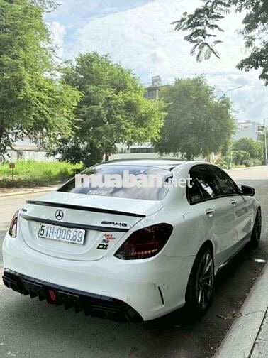 Mercedes C300 AMG Facelift 2019 Trắng Tự động