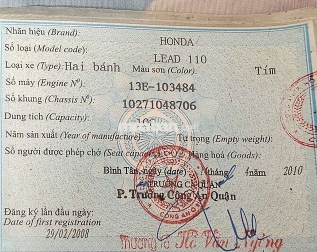 Honda Lead 110 2010 Trắng 108cc