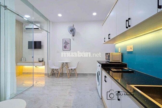 Căn hộ 1PN - Thích Quảng Đức - Full nội thất, ban công, tách bếp