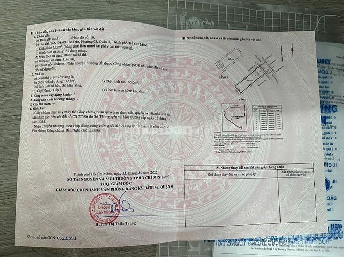     🎯 CHỈ 5 PHÚT ĐẾN QUẬN 1 – NHÀ 42,2m² – SỔ HỒNG RIÊNG – GIÁ TỐT