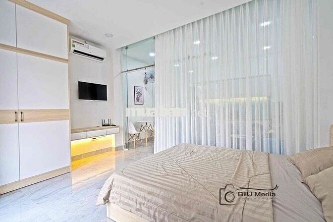 Căn hộ 1PN - Thích Quảng Đức - Full nội thất, ban công, tách bếp