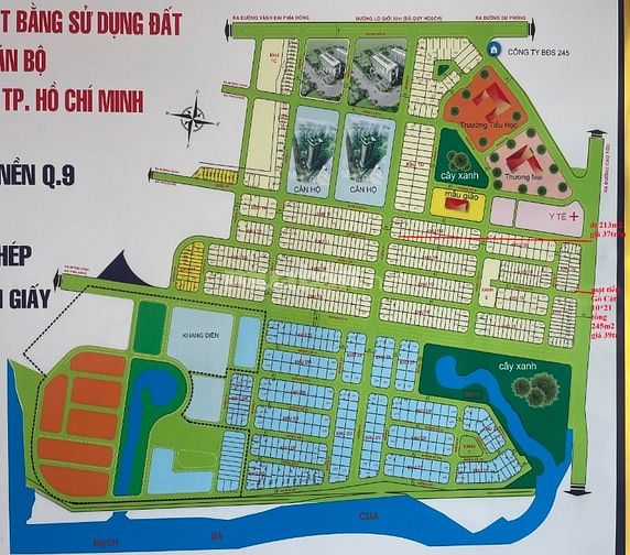Bán đất nền dự án Đại Học Quốc Gia 245 Quận 9 – 7x21m 147m²  Giá 40 tr