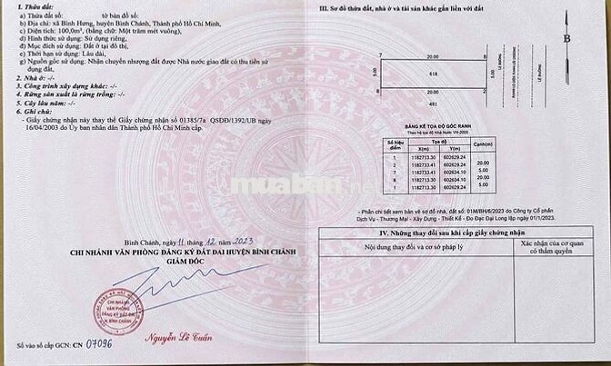 Bình Hưng – Lô đẹp đáng cân nhắc.