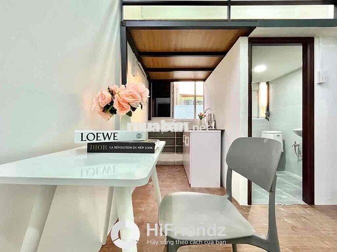 Cho thuê phòng gác full nội thất cửa sổ gần đh ueh - đh hoa sen