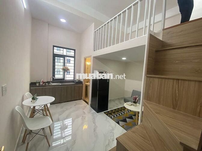 Cho thuê căn hộ duplex - Cửa sổ - Full nội thất ngay Tân Quy