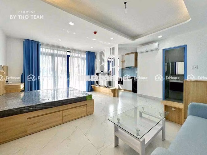 🎀 Căn Hộ 1PN Ban Công 45m2✨Full nội thất cao cấp📍Gần ngã 4 hàng xanh