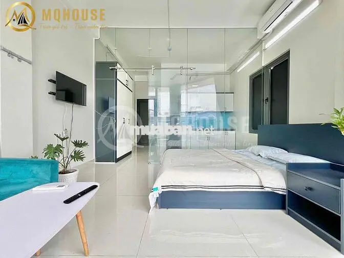 Căn hộ 1PN - Ngô Đức Kế (sát Bùi Đình Tuý) - Ban công, tách bếp
