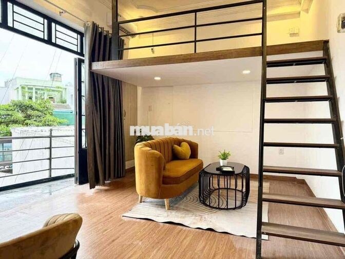 Cho thuê phòng có gác ban công full nội thất gần đh sài gòn đh kinh te