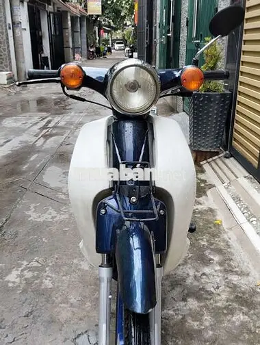 Honda Cub Cổ điển Xanh trắng Xăng