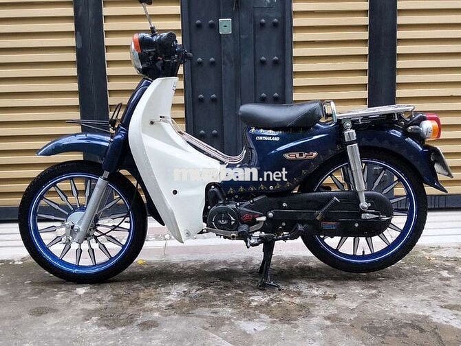 Honda Cub Cổ điển Xanh trắng Xăng