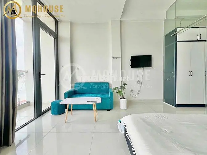 Căn hộ 1PN - Ngô Đức Kế (sát Bùi Đình Tuý) - Ban công, tách bếp