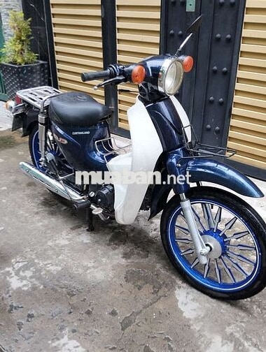 Honda Cub Cổ điển Xanh trắng Xăng