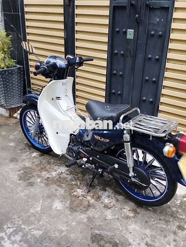 Honda Cub Cổ điển Xanh trắng Xăng