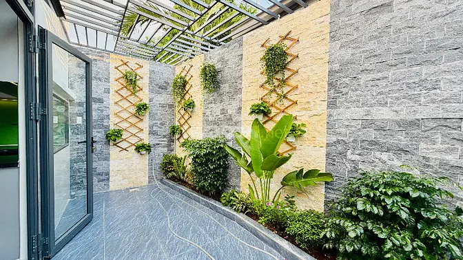 Bán biệt thự mini 6x21 đẹp xinh ngay Đặng Thúc Vịnh Hóc Môn