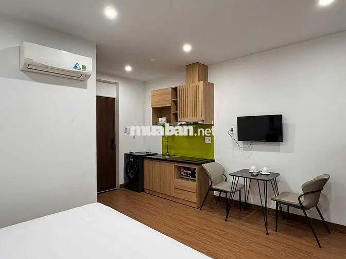 Căn hộ studio sát biển Mỹ Khê, có máy giặt riêng, giá cực tốt