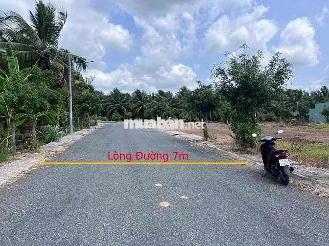 Đất nền 100% thổ cư mặt tiền nhựa 7m giá chỉ 7 đồng