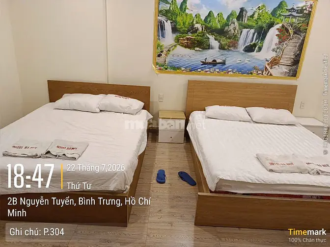 Chủ định cư cho thuê khách sạn mặt tiền đường Nguyễn Tuyển ngang 9m bề