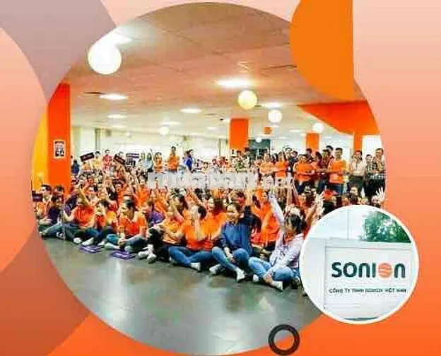 🛑CTY SONION TUYỂN NAM NỮ, LÀM NGỒI CÓ XE ĐƯA ĐÓN