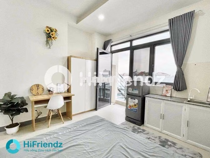 CHO THUÊ STUDIO ĐẦY ĐỦ NỘI THẤT BANCOL THOÁNG - THANG MÁY NGAY AEON BT