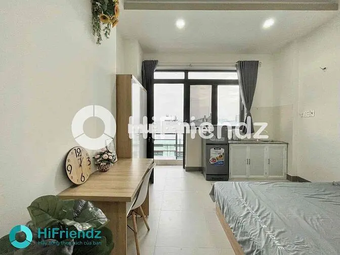 CHO THUÊ STUDIO ĐẦY ĐỦ NỘI THẤT BANCOL THOÁNG - THANG MÁY NGAY AEON BT
