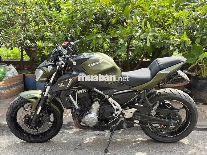 Kawasaki Z650 2017 Xanh rêu 27.000km zin đẹp 9 chủ