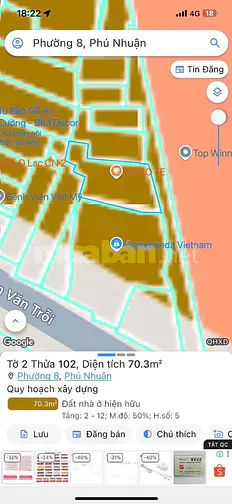 Bán Nhà 70m2 1 trệt 1 lầu tại 146/ Nguyễn Văn Trỗi, Phú Nhuận, Tp.HCM