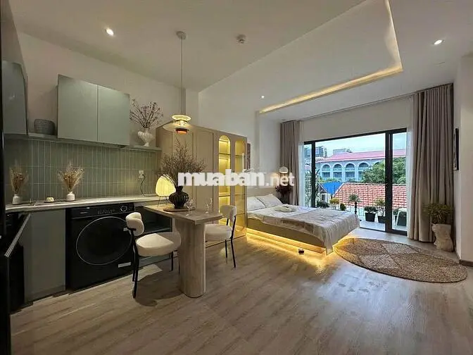 STUDIO, 1PN CỬA SỔ BAN CÔNG - ĐI BỘ QUA VĂN LANG - DƯƠNG QUẢNG HÀM