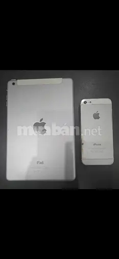 Để lại 1 ipas + 1 iphone 5s màu bạc