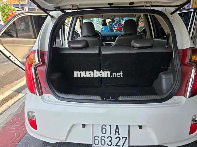 Kia Morning S 2014 Số tự động Trắng