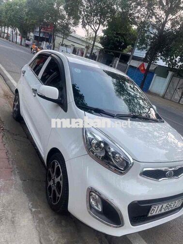 Kia Morning S 2014 Số tự động Trắng