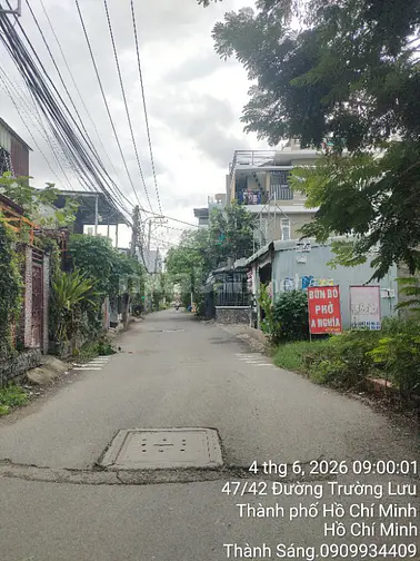 Bán 90m2 đất hẻm 47 đường Trường Lưu.4 tỷ 5