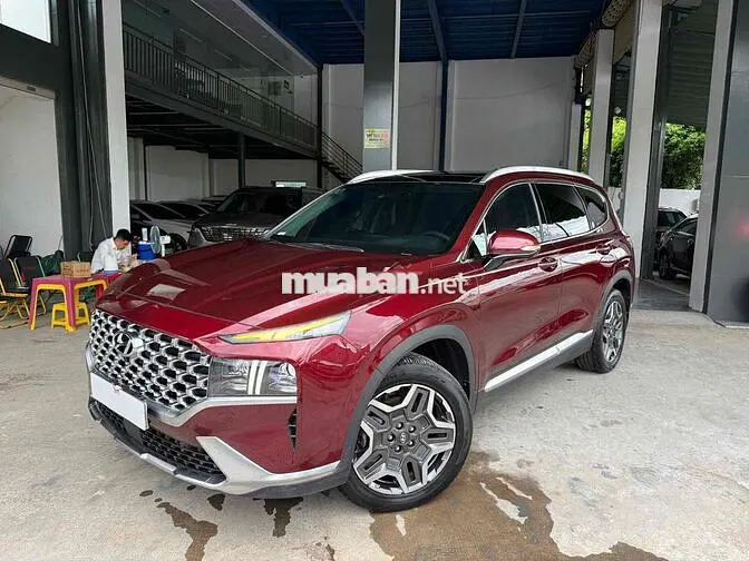 Hyundai SantaFe Premium Dầu 2024 Đỏ