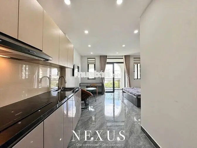 Studio ban công rộng 35m2 view đẹp thoáng mát