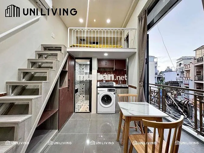 Duplex full nội thất, Bancol thoáng mát có thang máy, hầm xe