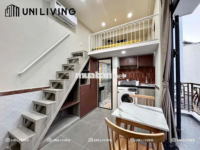 Duplex full nội thất, Bancol thoáng mát có thang máy, hầm xe