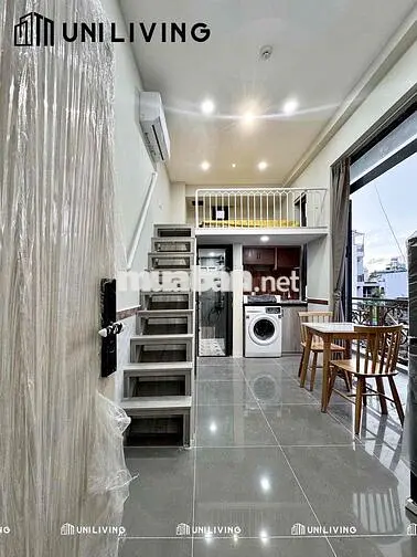 Duplex full nội thất, Bancol thoáng mát có thang máy, hầm xe