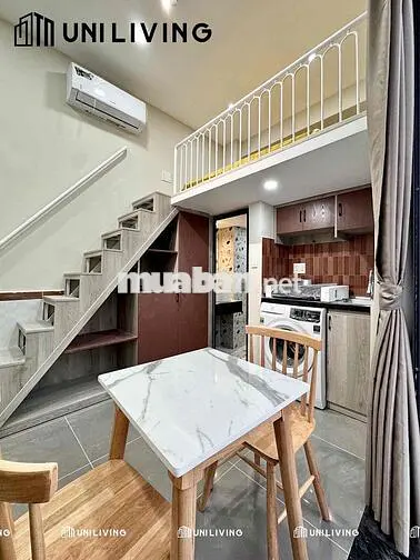 Duplex full nội thất, Bancol thoáng mát có thang máy, hầm xe