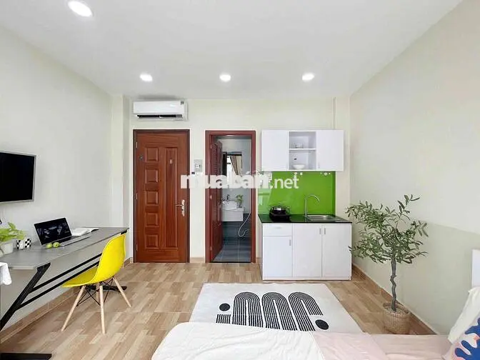 Căn hộ Studio ⚡️ Nguyễn Cửu Vân - Full nội thất, ban công