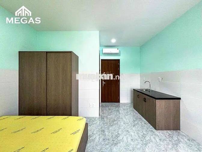 Studio Cửa Sổ Trời Siêu Thoáng Full Nội Thất Ngay ĐH Văn Lang CS3