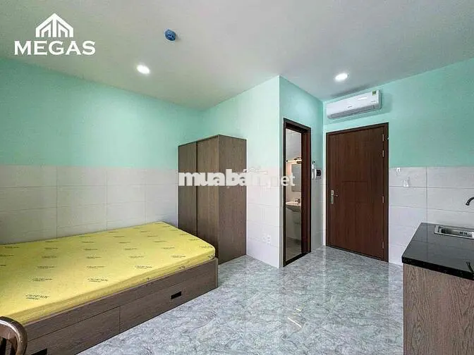 Studio Cửa Sổ Trời Siêu Thoáng Full Nội Thất Ngay ĐH Văn Lang CS3