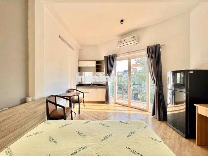 Căn hộ Studio - Đặng Thuỳ Trâm - Full nội thất, ban công - Gần ĐH VL