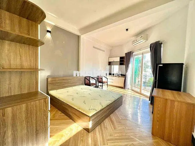 Căn hộ Studio - Đặng Thuỳ Trâm - Full nội thất, ban công - Gần ĐH VL