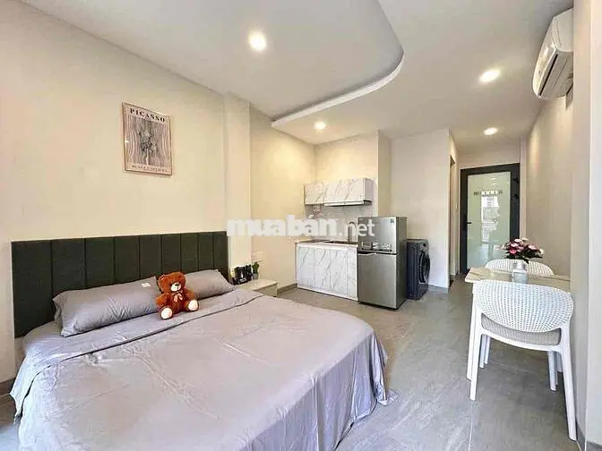 TRỐNG LẠI 1 PHÒNG STUDIO FULL NỘI THẤT CÓ BAN CÔNG GẦN BỆNH VIỆN Q12🌟