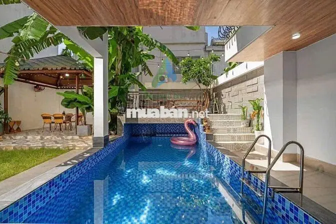 Cần cho thuê nhà biệt thự 3 tầng đường Bùi Thiện Ngộ, Hòa Xuân full NT