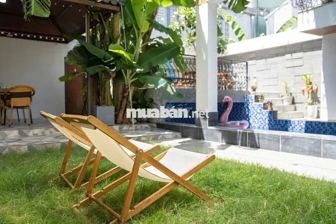 Cần cho thuê nhà biệt thự 3 tầng đường Bùi Thiện Ngộ, Hòa Xuân full NT
