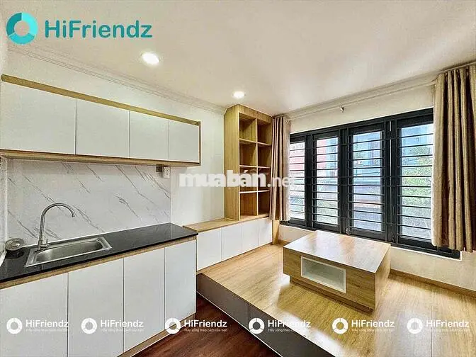 CĂN HỘ DỊCH VỤ TÁCH BẾP CÓ PHÒNG KHÁCH FULL NỘI THẤT, DIỆN TÍCH RỘNG